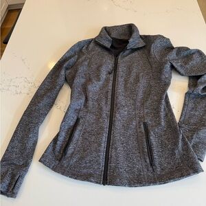 Lululemon Heather Gray Zip-Up Jacket